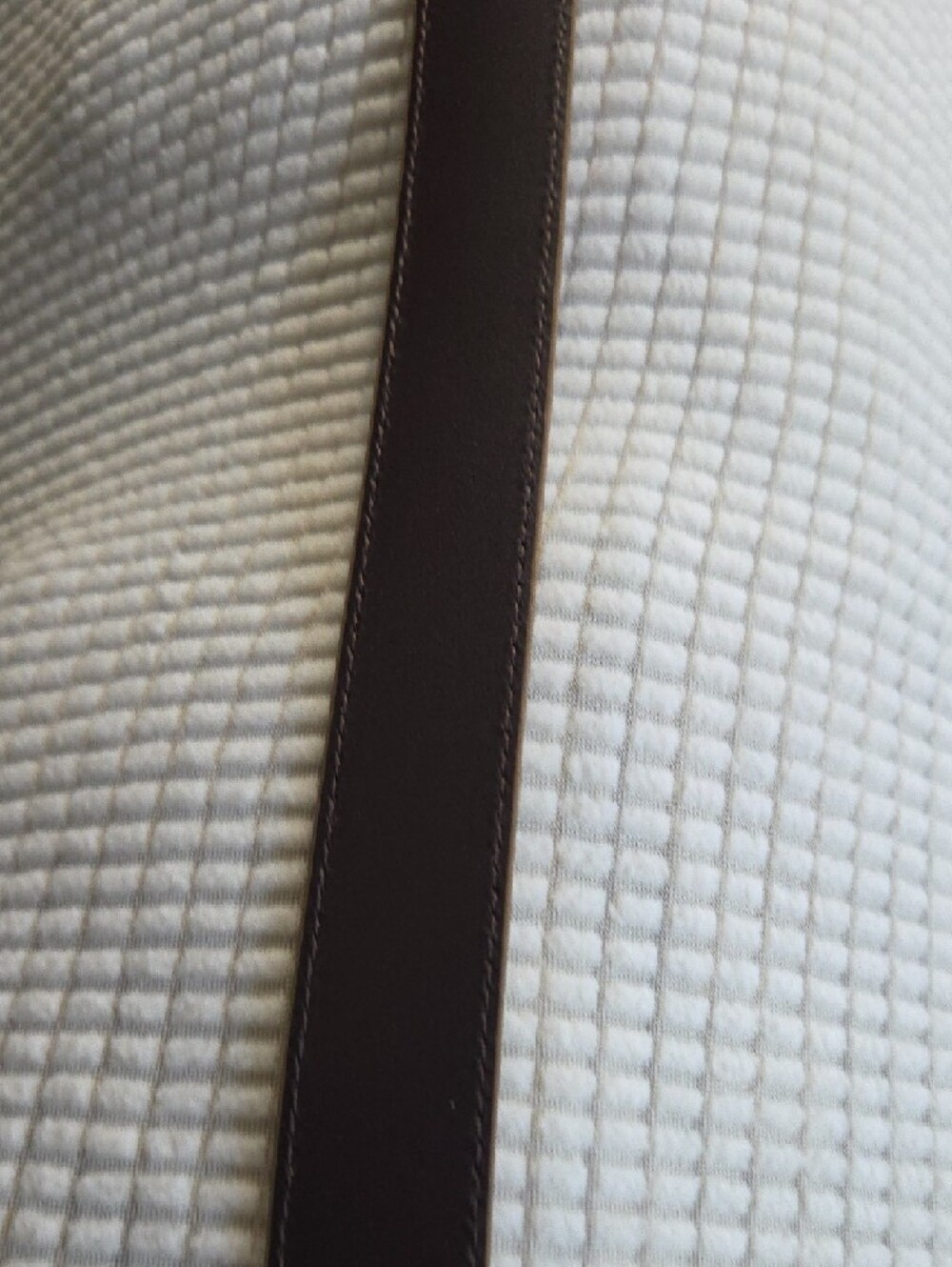 Sezane Thelma Brown Suede Belt with Twisted Gold Buckle EUC - Picture 9 of 10